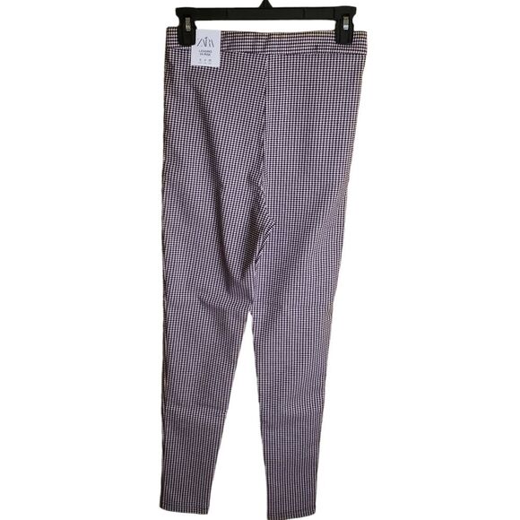 NWT Zara Houndstooth High Rise Leggings Size Small - Picture 5 of 9